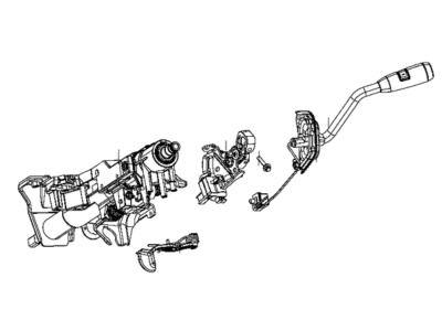 Ram 5XW041XTAB COLUMN Steering
