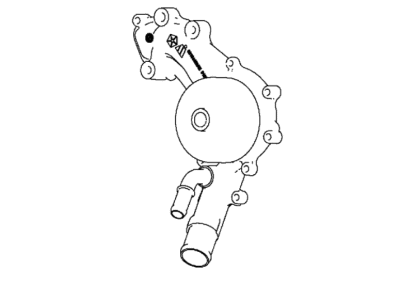 Mopar 4893942AB Pump Water Mopar 4893942AB Pump Water