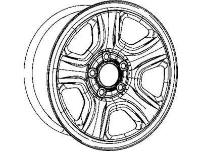 Mopar 52125068AA Wheel Steel Mopar 52125068AA Wheel Steel