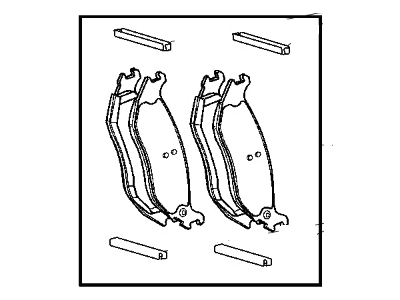 Mopar V2013253AB Pad Kit Rear Disc Brake