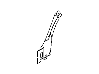 Mopar 5160002AA Panel Quarter Inner Lower Front