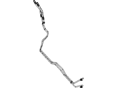 Ram 55057191AB HOSE AND TUBE Oil Cooler Pressure and Return