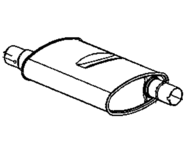 Mopar E0021485AA Muffler Exhaust