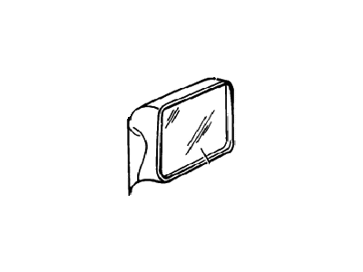 1985 Dodge Mini Ram Car Mirror - 4339319