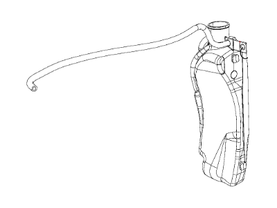 Jeep 68091500AD BOTTLE Coolant Recovery