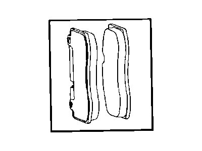 Mopar 5174327AB Pad Kit Rear Disc Brake