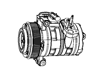 Jeep 2AMA1401AA COMPRESSOR Air Conditioning