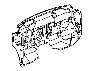 Mopar 5115816AA Silencer Dash Panel Lower