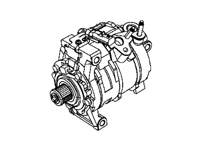 Chrysler 2AMA1418AA COMPRESSOR Air Conditioning Complete
