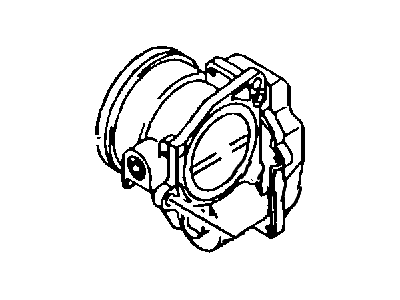68034270AC Mopar Throttle Body Illustration 1 of 1