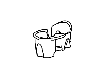 Jeep 5142484AB CUPHOLDER Floor Console