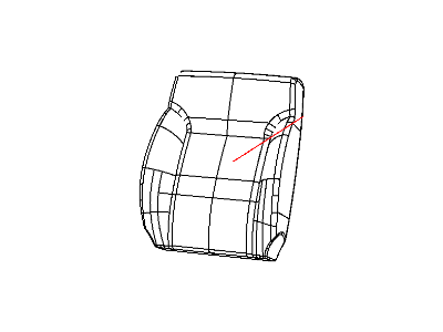 Jeep 1VS61JJ6AA COVER Front Seat Back