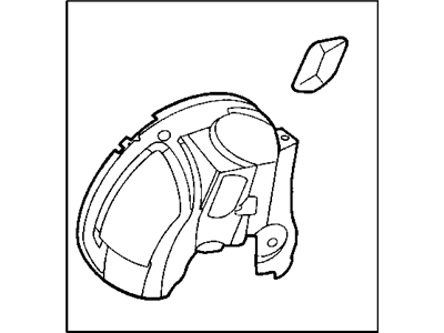 Chrysler 4580487AE SHIELD Wheelhouse