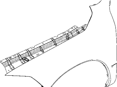 Ram 68054339AF PANEL Fender