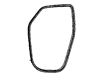 Mopar UW64DW1AC Weatherstrip Rear Door