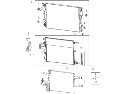 Ram 68430017AB MODULE Cooling