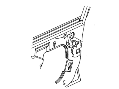 Chrysler New Yorker Door Latch Assembly - 4696136