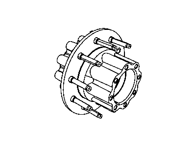 Mopar 68071182AA Stud Hub 68071182AA Mopar Stud Hub Illustration 1 of 1