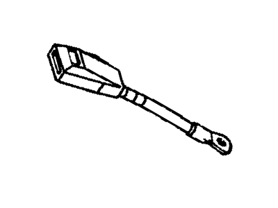 Jeep 55352609 SEAT BELT Front Inner