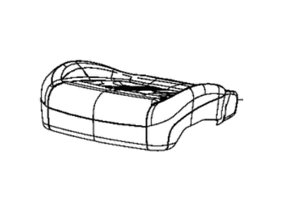 Chrysler 5SK06DX9AC COVER Front Seat Cushion