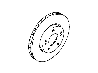 Mopar V5010054AA Rotor Brake V5010054AA Mopar Rotor Brake Illustration 1 of 1