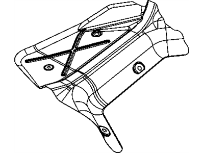 Dodge 5171037AA SHIELD Fuel Tank Heat