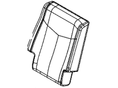 Dodge 6QS43JR1AA COVER Rear Seat Back 2nd Row