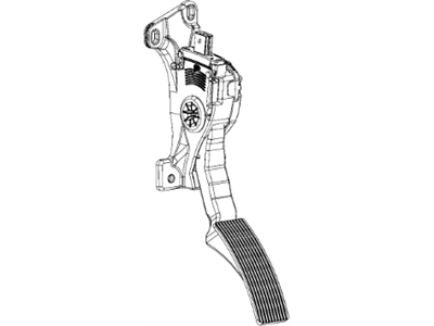 52124785AE Mopar Pedal Accelerator Illustration 1 of 1