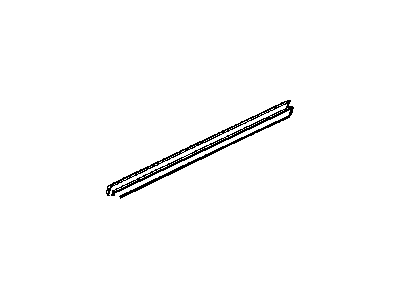 Mopar 4894475AD Weatherstrip Front Door Belt Inner