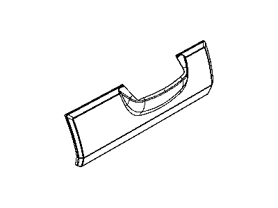 Mopar 5KG96ZJ1AB Kneeblocker Steering Column Opening 5KG96ZJ1AB Mopar Kneeblocker Steering Column Opening Illustration 1 of 1