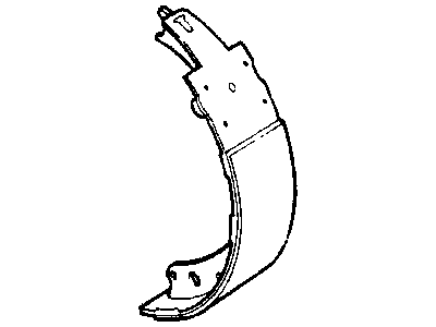 Jeep Brake Shoe Set - 83502385