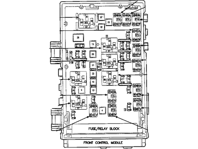 Mopar 4869200AM Module Power Distribution