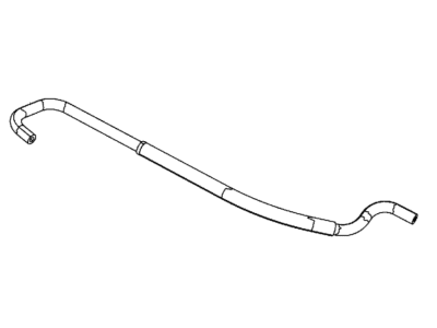 Mopar 4581820AA Hose Brake Booster Vacuum 4581820AA Mopar Hose Brake Booster Vacuum Illustration 1 of 1