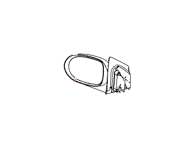 Mopar 5115036AA Mirror Outside Rearview Fixed Manual Mopar 5115036AA Mirror Outside Rearview Fixed Manual