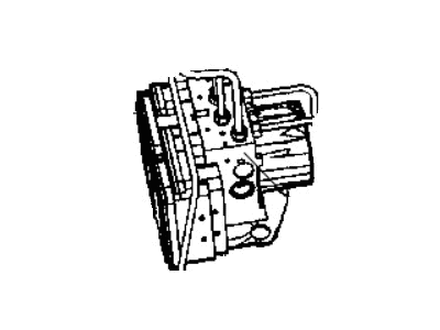 Jeep 68067062AA HYDRAULIC CONTROL UNIT Anti-Lock Brake System