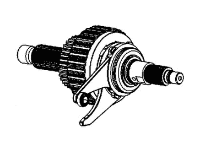 68395961AA Mopar Mainshaft Transfer Case Illustration 1 of 1