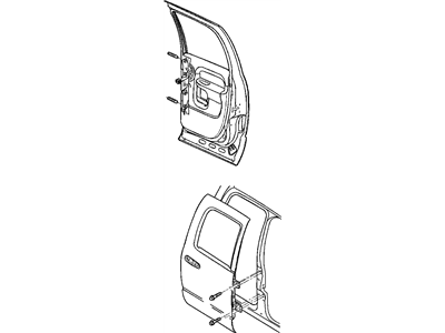Dodge 5183437AA DOOR Rear