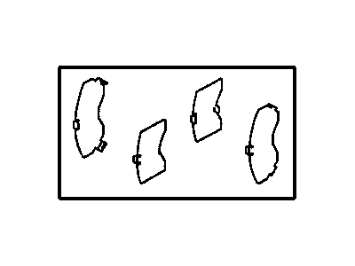 Mopar 4605A015 Shim Set Front Brake