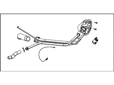 Ram 68164507AE TUBE Fuel Filler