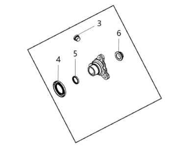 Dodge 68277342AA FLANGE Output
