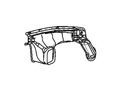 Mopar 5096810AA Duct Defroster Right