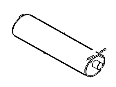 52103432AB Mopar Muffler Exhaust Illustration 1 of 1