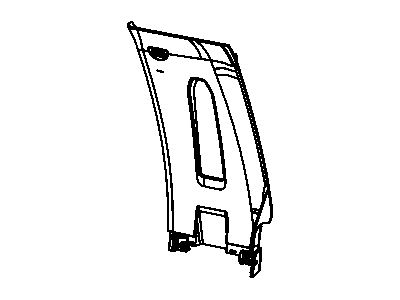 Ram 1KB83BD1AB PANEL B Pillar Upper Trim Upper