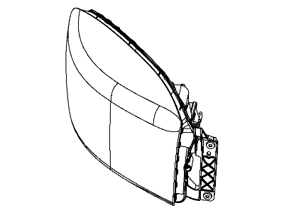 Ram 68093220AC LAMP Headlamp Park And Turn