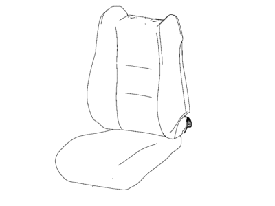 Jeep 7EX97DX9AA COVER Front Seat Cushion