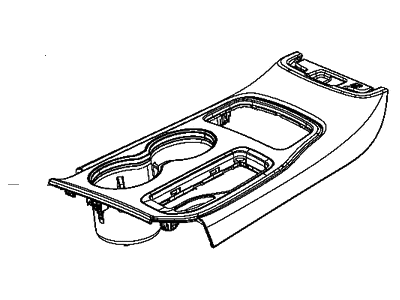 Mopar 6FD931X9AA Bezel Gear Shift Indicator Includes Cup Holder LED Mopar 6FD931X9AA Bezel Gear Shift Indicator Includes Cup Holder LED