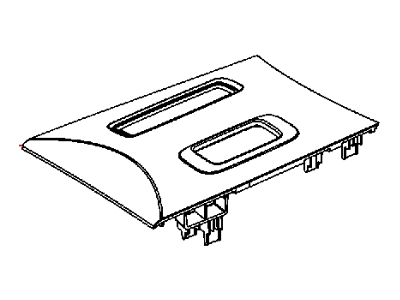 Chrysler 1MG24AAAAE BEZEL Gear Shift Indicator