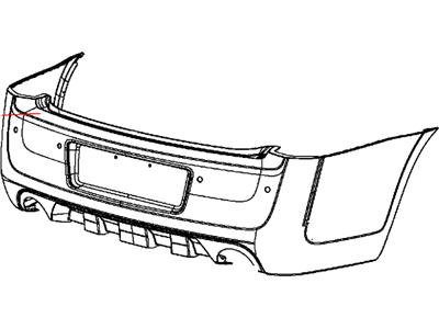 Mopar 68212552AA Fascia Rear