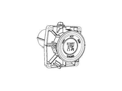 Dodge 68213373AB SWITCH Ignition Push Button