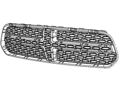 Dodge 6CH69SZ7AA GRILLE Texture